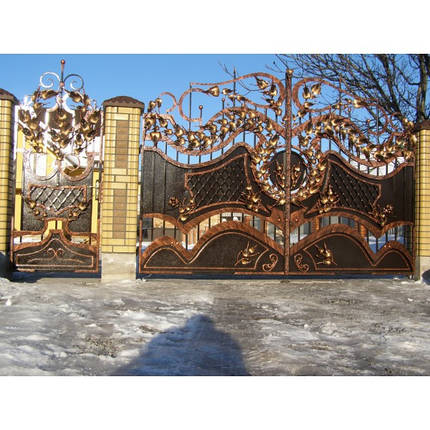 Ворота ковані Астра, фото 2