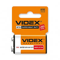 Батарейка крона Videx 6F22\9V