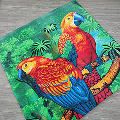 Рушник махровий х/б 75*150 Китай Папуга 30033621