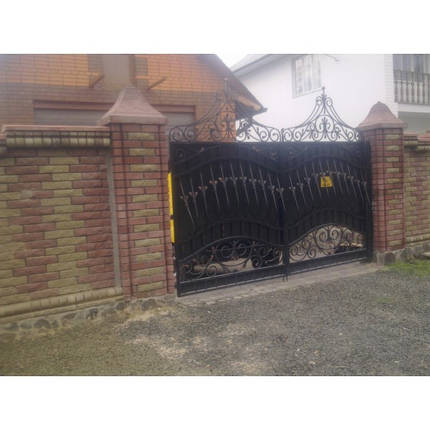 Ворота ковані Ельбрус, фото 1