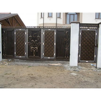 Ворота ковані Планета, фото 1