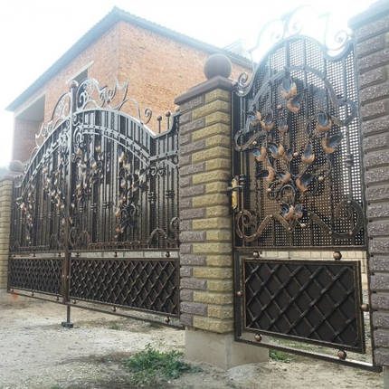 Ворота ковані Рідків ( Рыдков), фото 2