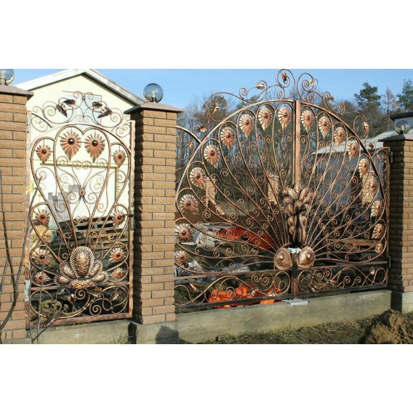 Ворота ковані Павич