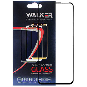 Захисне скло Walker 3D Full Glue для Oppo A52 / A72 / A92 Black