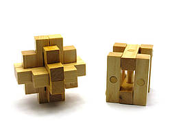 Головоломка деревянная (7х7х7 см)