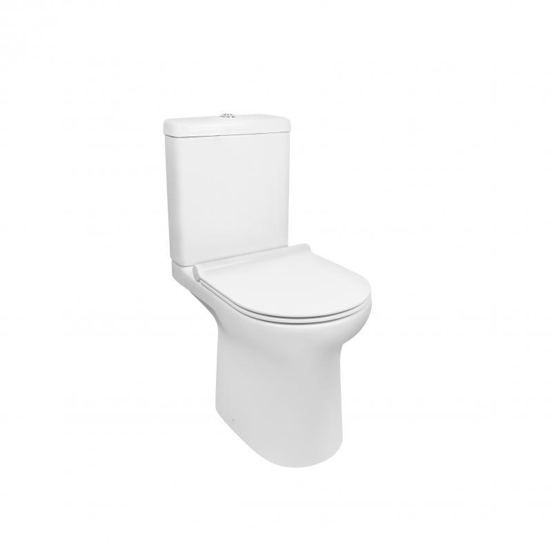 Унітаз-компакт Qtap Kolibri із сидінням Soft-close QT1022C667PW, фото 1