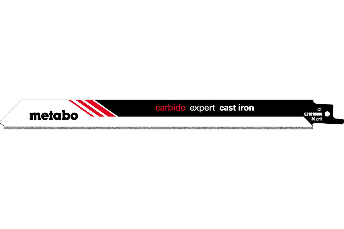 Пильні полотна для шабельних пилок Metabo EXPERT CAST IRON, 225x1.25 мм, 2 шт. (631818000)