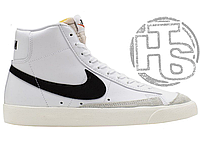 Мужские кроссовки Nike Blazer Mid 77 Vintage White Black BQ6806-100