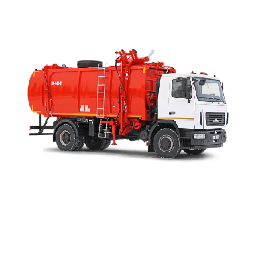 Сміттєвоз 22 м3 з боковим механічним завантаженням КО-440-9 на базі шасі Маз-5340