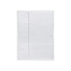 Душові двері в нішу Qtap Pisces WHI2014-15.CP5 140-150x185 см, скло Pattern 5 мм