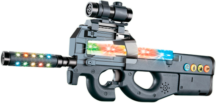 Автомат свето-звуковой ZIPP Toys FN P90. Цвет - черный - фото 1 - id-p1537075526