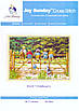 Набір для вишивання за нанесеною на канву схемою "Childhood 6". AIDA 14CT printed, 40*30 см, фото 3