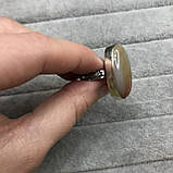 Агат кольцо с натуральным камнем агат кольцо цельное агат размер 17,8 Индия, фото 4