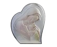 Икона посеребренная Valentі Богоматерь с Младенцем (16 x 19,5 см) 81051 3L COL