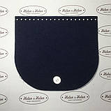 Клапан для сумки. "Пальми". Цвет "Василек"., фото 2
