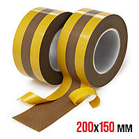 Зональная лента тефлоновая для запайщика 200х150 мм толщина 0.125 мм