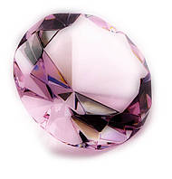 Кришталевий кристал рожевий (8 см)