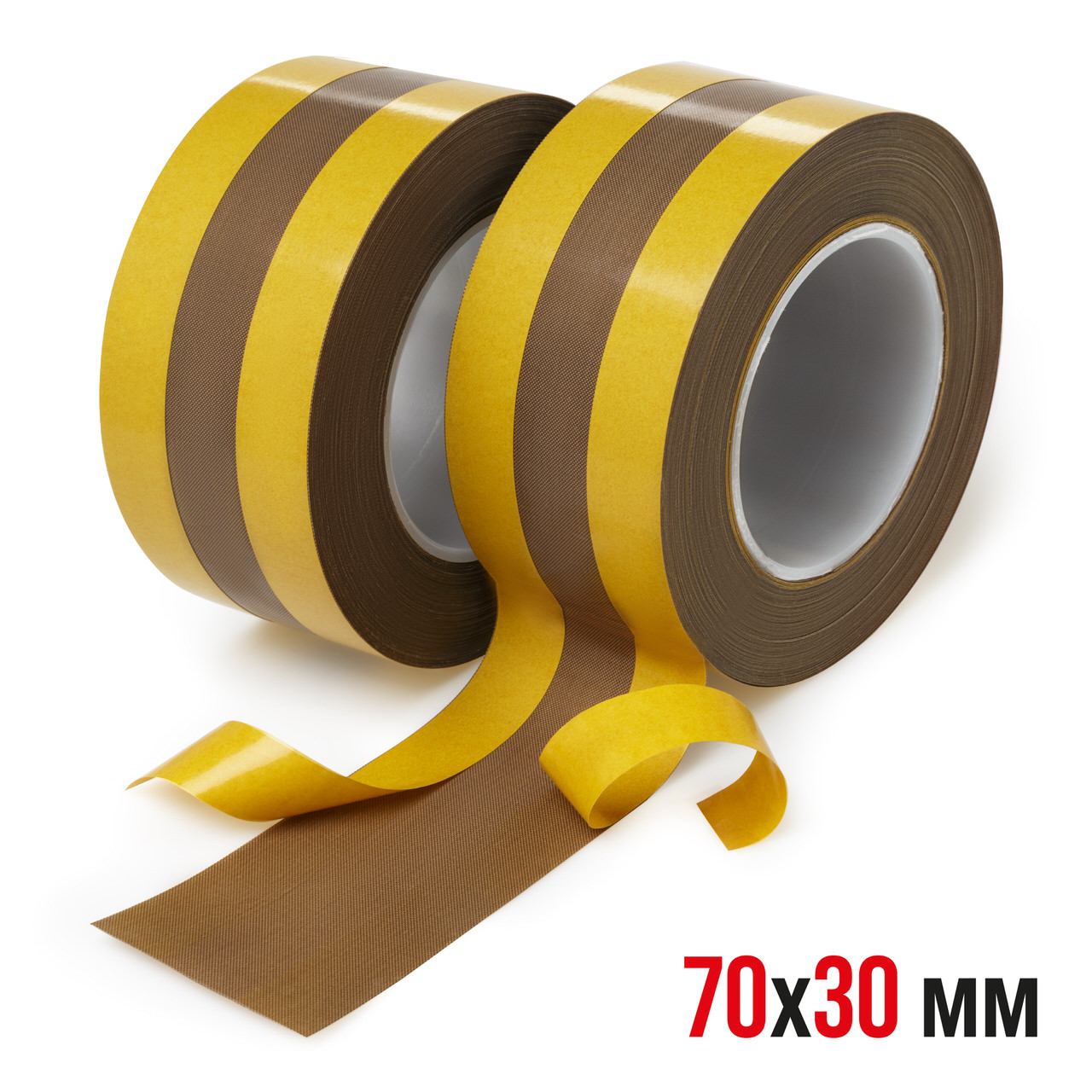 Зональна стрічка тефлонова для зварювача 70х30 мм товщина 0.125 мм
