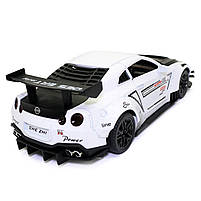 Іграшкова машинка металева Nissan GT-R «АвтоЕксперт» Ніссан ГТ-Р білий звук світло 20*6*9 см (GT-2247), фото 3