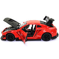 Іграшкова машинка металева Nissan GT-R «АвтоЕксперт» Ніссан ГТ-Р червоний звук світло 20*6*9 см (GT-2247), фото 7