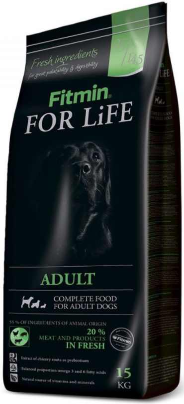 Fitmin dog For Life Adult Фитмин Корм для дорослих собак всіх порід, 3 кг