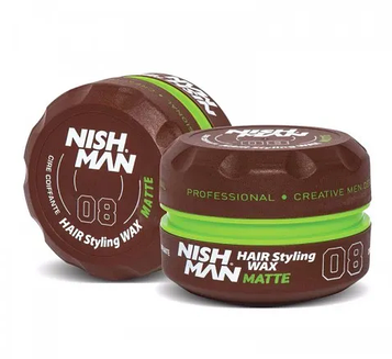 Віск для стилізації волосся Nishman Hair Wax 08 Matte 150 мл (10704038)