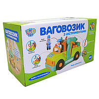 Машинка конструктор Limo Toy «Funтастичні іграшки» Вантажівка музична каталка світло звук 30*14*13 см (6109), фото 11