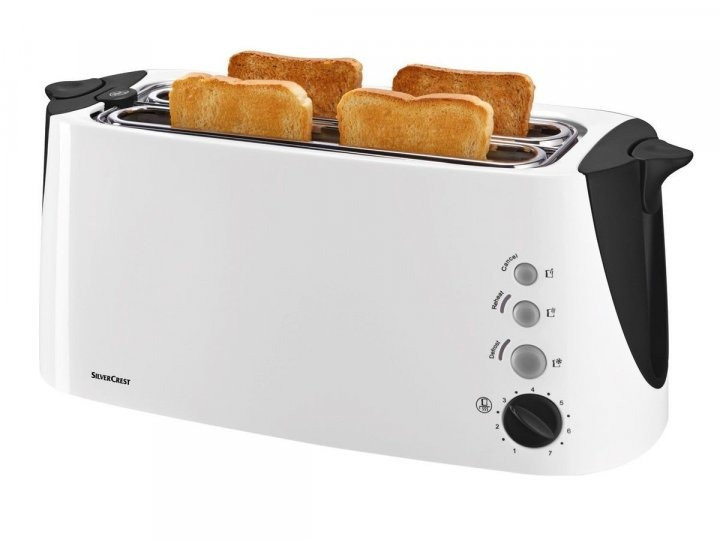 Тостер Silver Crest SDLT 1500 A2 White для тостів 4, фото 1