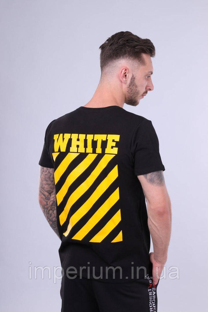 Чоловіча футболка off white | офф вайт