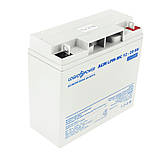 Акумуляторна батарея LogicPower 12 V 20 AH (LPM-MG 12 — 20 AH) AGM мультигель, фото 2