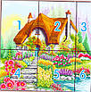 Набір для вишивання за нанесеною на канву схемою  "Flower home" . AIDA 14CT printed, 43*43 см, фото 4