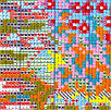 Набір для вишивання за нанесеною на канву схемою  "Flower home" . AIDA 14CT printed, 43*43 см, фото 7