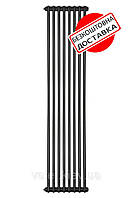 Трубчатый радиатор Zehnder Charleston H-1792мм, L-368мм. Цвет Черный