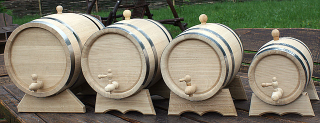 Дубовая бочка 5л для вина, коньяка, виски, рома - фото 9 - id-p19475275