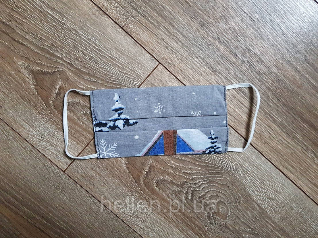 Маска багаторазова "Новорічна тематика 5"