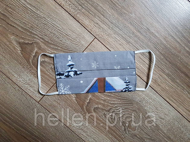 Маска багаторазова "Новорічна тематика 5", фото 1