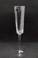 Бокал стеклянный для шампанского "Прозрачный трайангел" | набор 4шт | 150мл цена за 1 бокал