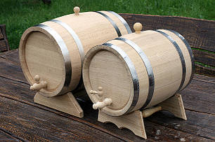 Дубові бочки для вина і коньяку (нержавійка)