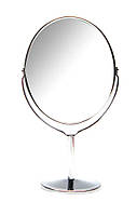 Зеркальце овальное настольное металл (19х10,8х7 см)(828F)(2 шт/уп)