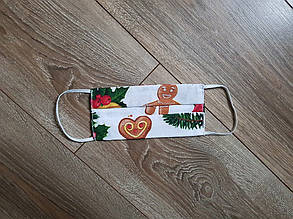 Маска багаторазова "Новорічна тематика 6"