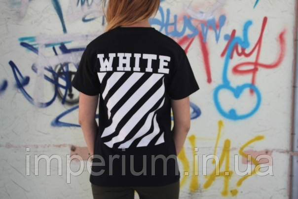 Жіноча кежуал футболка off white | офф вайт