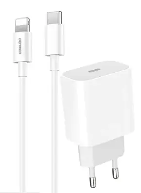 Комплект швидкої зарядки для iPhone DENMEN DC06L Type-C to Lightning 20W