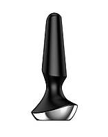 Анальна вібропробка чорна Satisfyer Plug-ilicious 2 Кайф