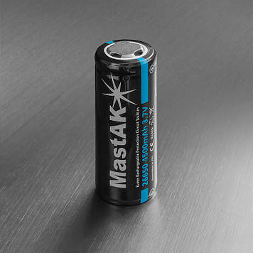 Акумулятор Li-ion MastAK 26650 3.6 v 4500mAh (1шт)