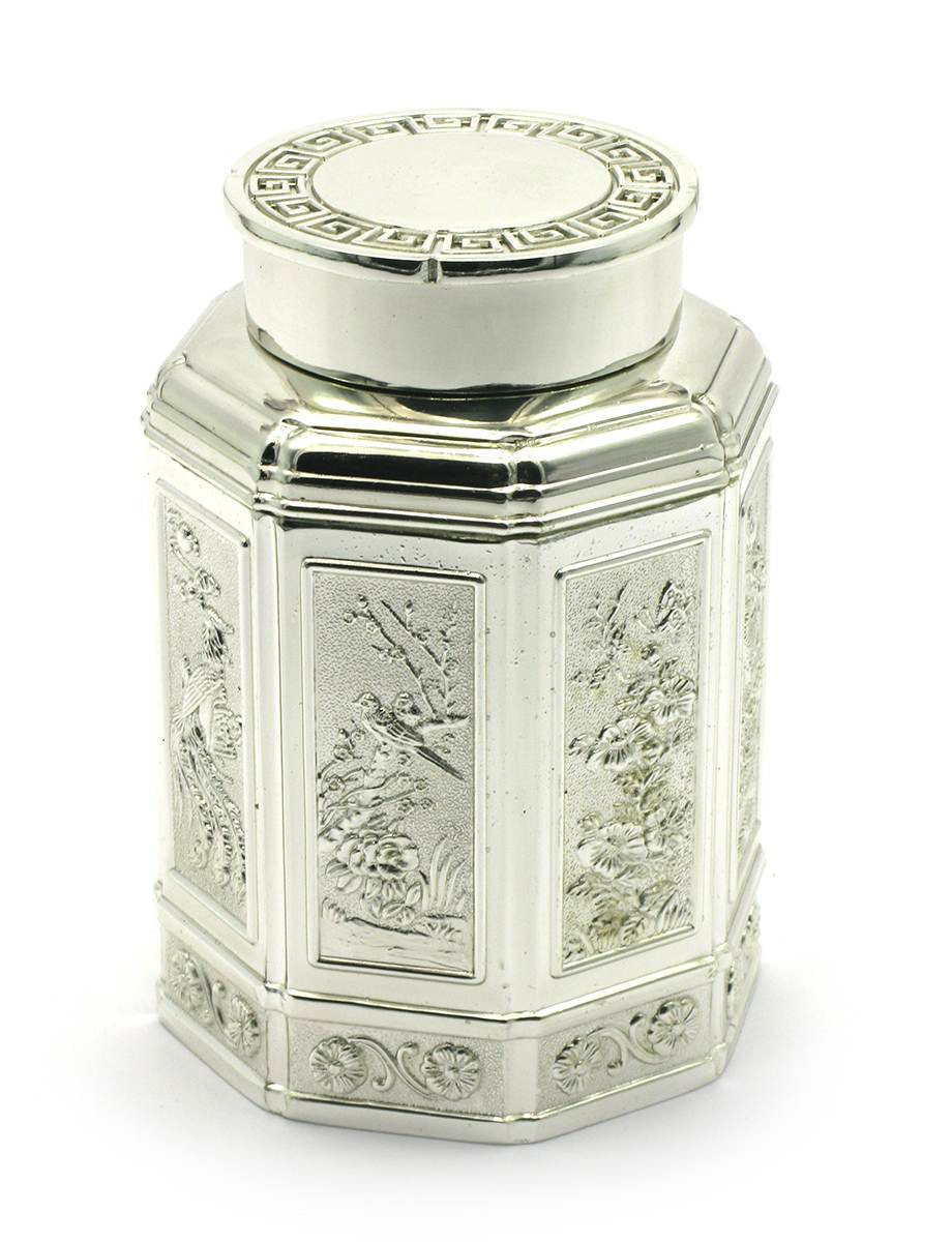 Баночка для чаю метал (11х7,5х7,5 см)(LQ2692)