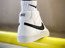 Чоловічі кросівки Nike Blazer Mid 77 Vintage White Black BQ6806-100, фото 5