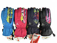 Перчатки для лыж и сноуборда женские ECHT SPORT L, темно-синий
