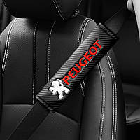 Чехол на ремень безопасности Leaterm в машину Peugeot (2 шт)