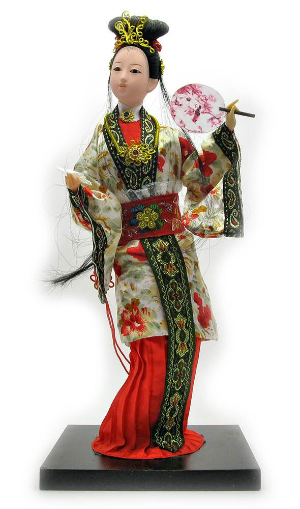 Лялька Китаянка фарфор (12")(33,5х13,5х13,5 см)