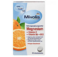 Вітамінний Комплекс Mivolis Magnesium + Vitamin C + Vitamin B6 + B12 30шт.